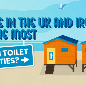 Kus Ühendkuningriigis ja Iirimaal on kõige rohkem tualettruumidega randu?